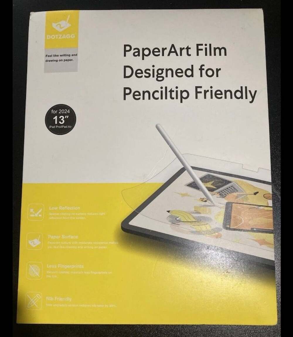 DOTZAGG PaperArt Film Screen Protector for 2024 13" iPad Pro/iPad Air